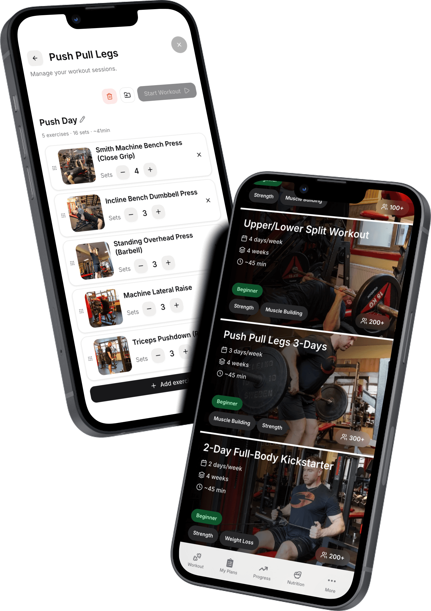 Training plan builder and coach-made plan library
