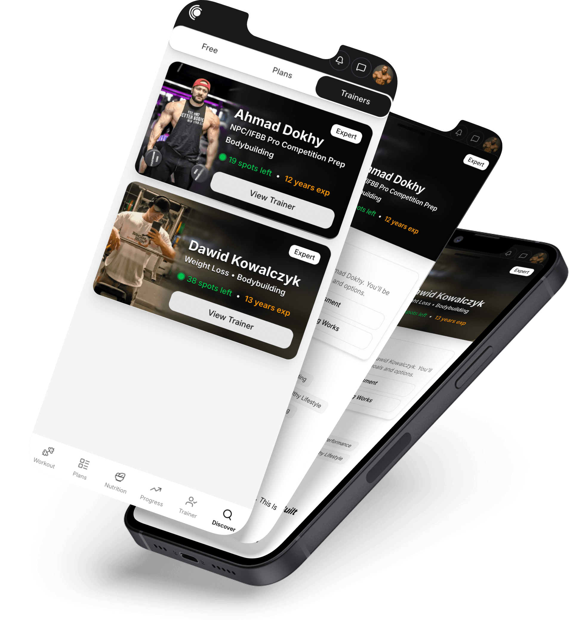 IFBB Pro coaches available in the app