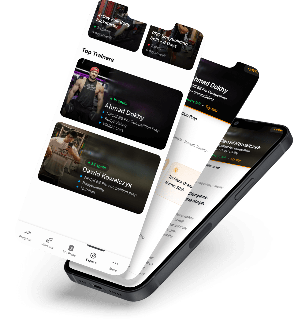 IFBB Pro coaches available in the app